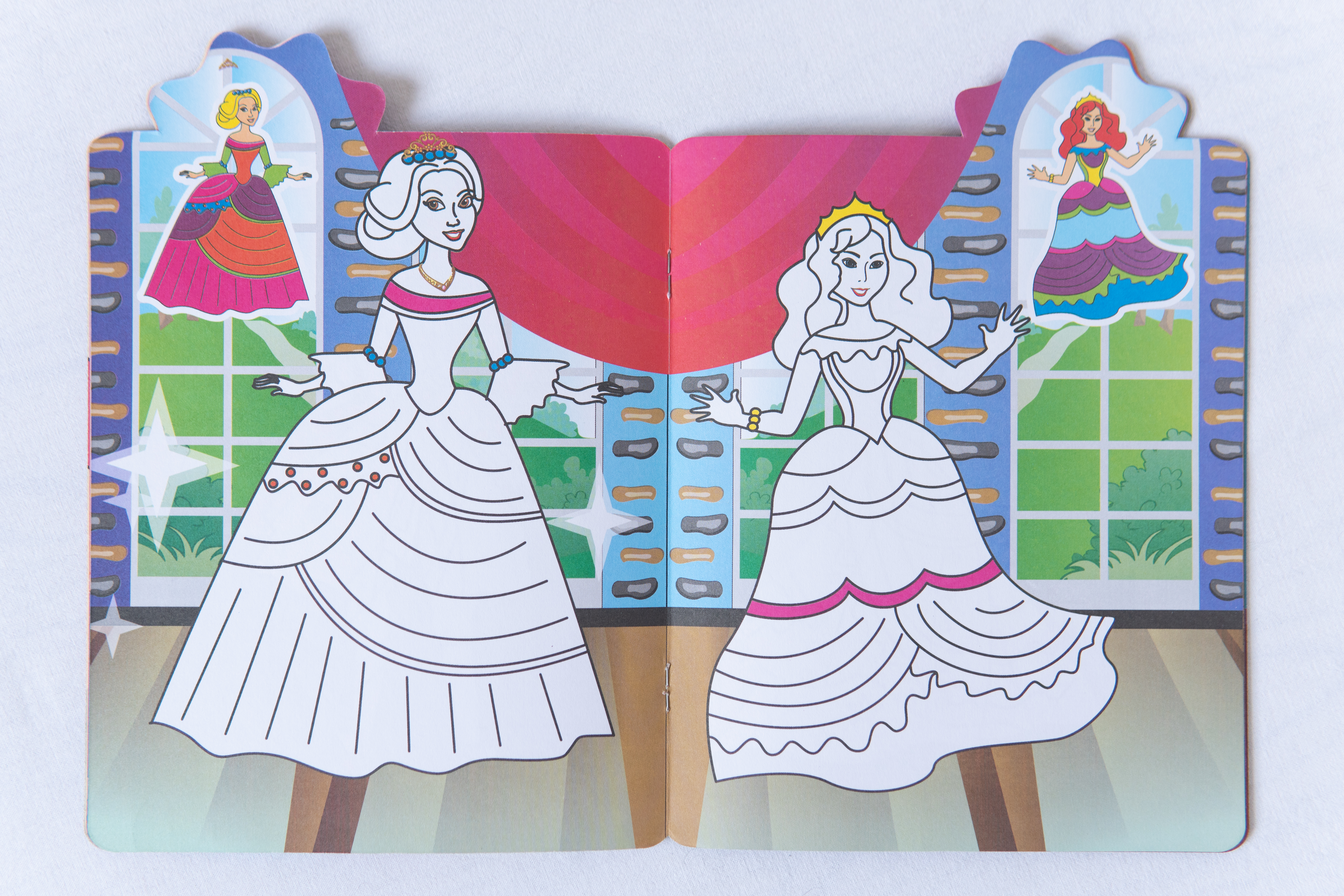Malbuch für Kleinkinder Mit Hinweisen Prinzessinnen-Karneval ukrainische Ausgabe/Malbuch für Kleinkinder Mit Hinweisen Prinzessinnen-Karneval ukrainische Ausgabe